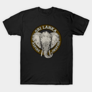 sri lanka elephant iv T-Shirt